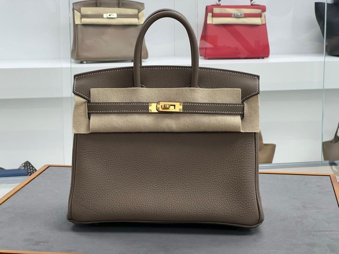 Hermes - Birkin 25 - Togo - Etoupe - GHW
