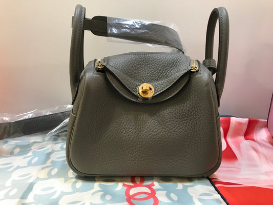 Hermes sac Lindy mini taurillon cl h079086cc ol
