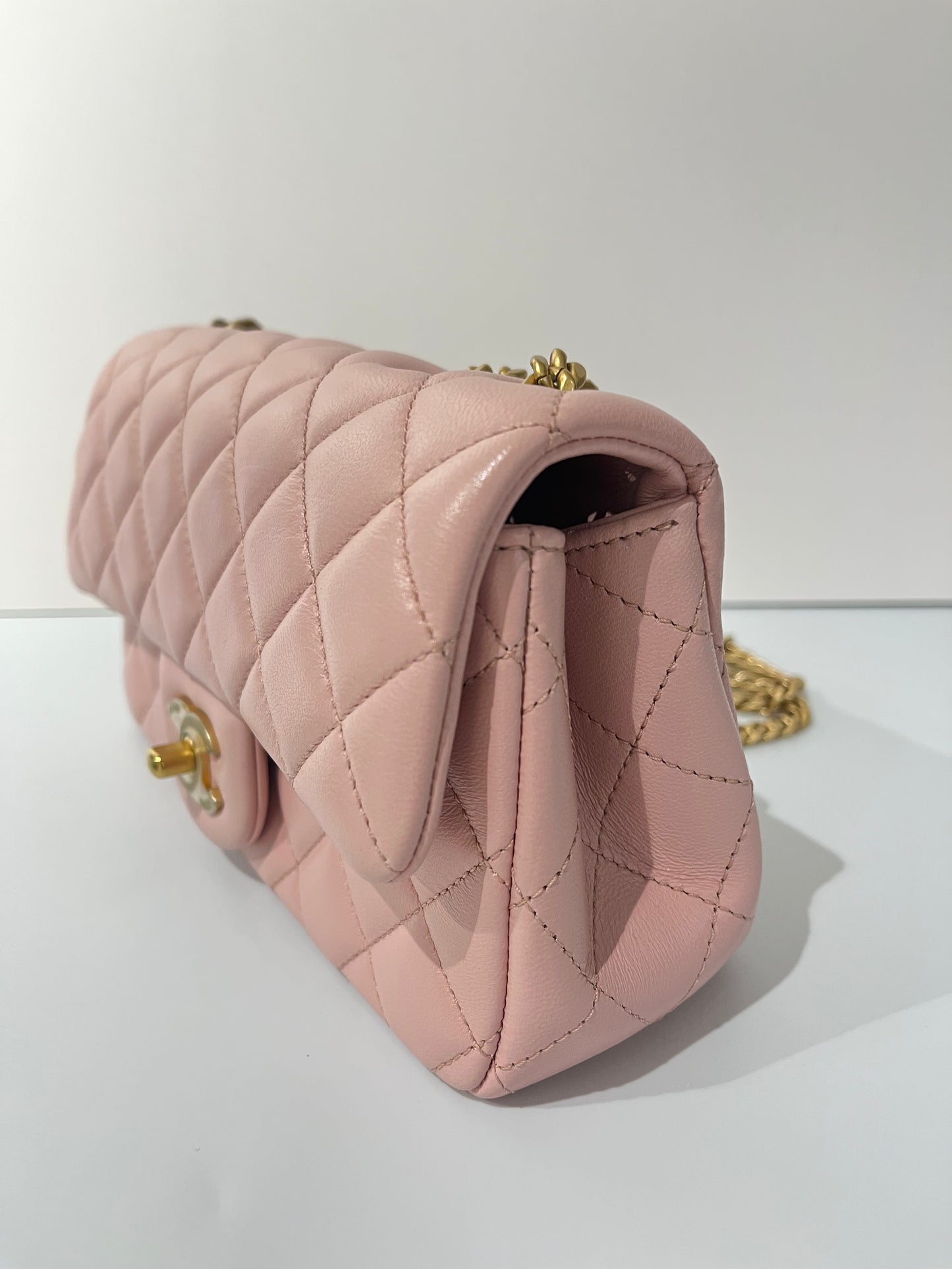Chanel Flap bag 20CM -light pink as4041b10716nn267